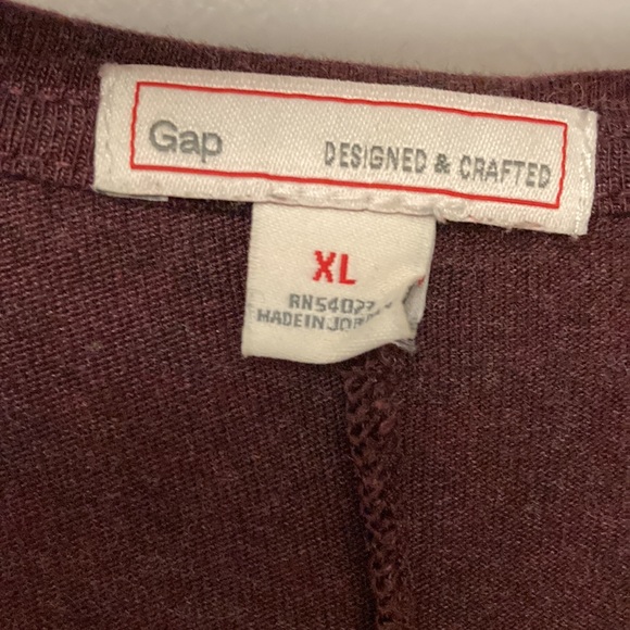 GAP burgundy tank maxi dress - Picture 2 of 5